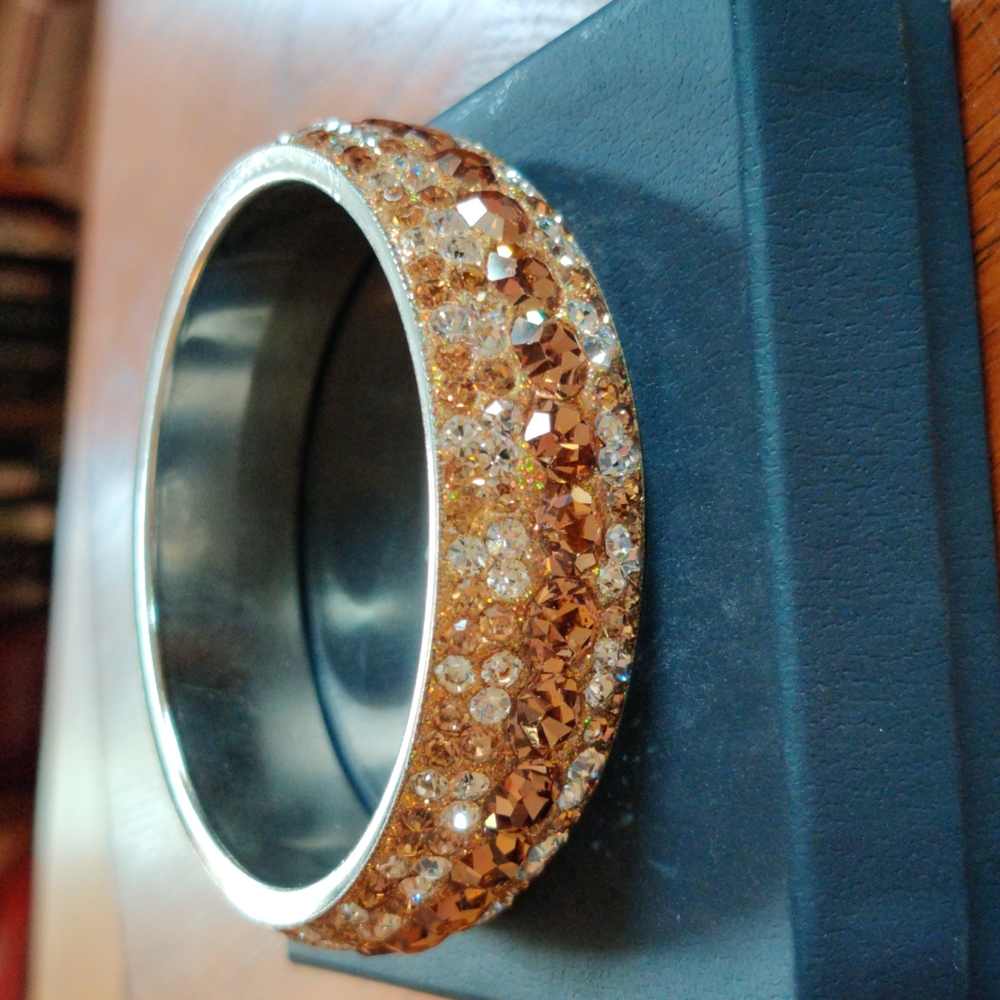 Danbury mint citrine bangle bracelet